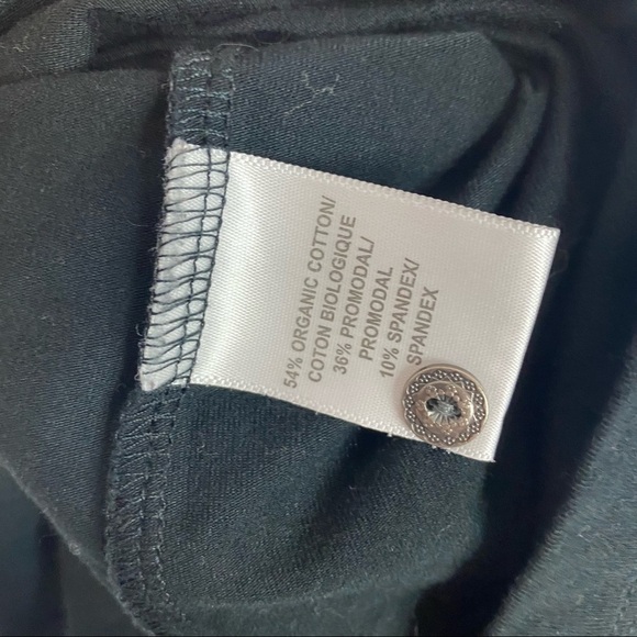 Kuhl Long Sleeve Black Ruched Vneck Dress Size Medium - Picture 8 of 8